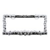 CLA Skull Metal License Plate Frame - Black