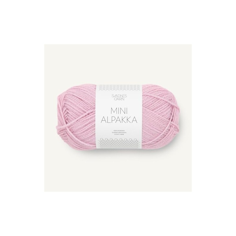 SANDNES GARN Mini Alpaca Wool Colour: Pink Lilac (4813) 50