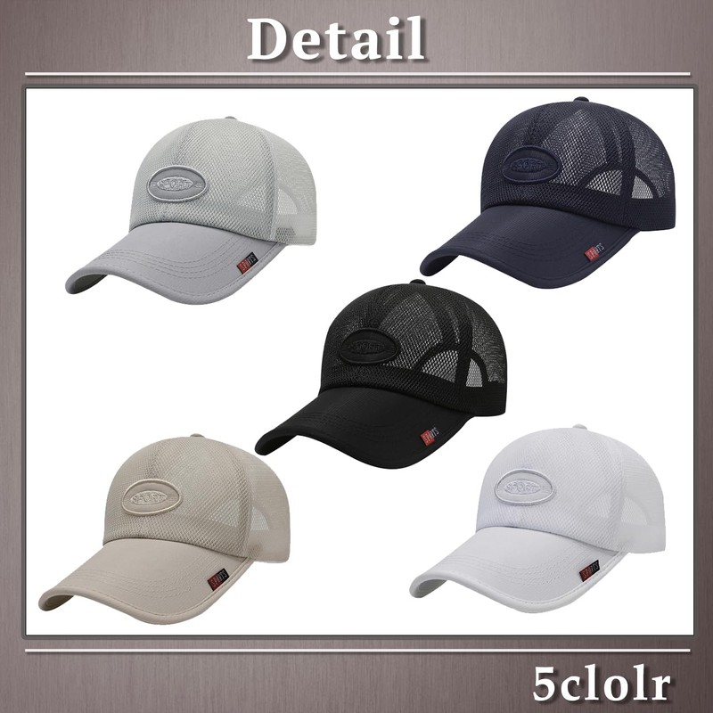 One Limitation CP326 Mesh Cap, Quick Drying, Hat, English Letters,