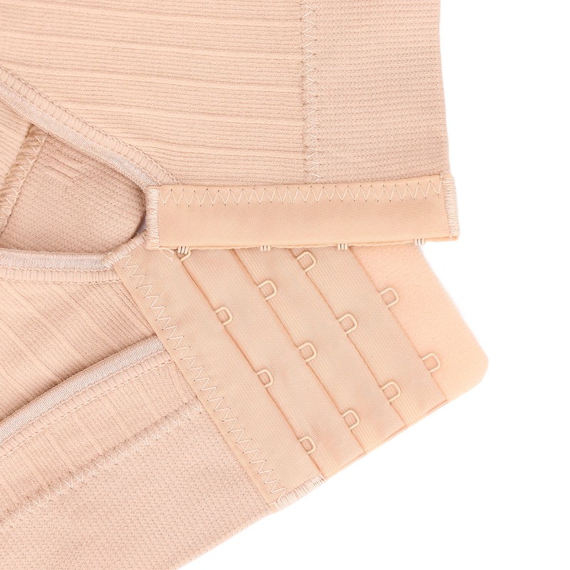 Nursing Bra Front Top Buckle Widened Flanks Four Row Buckle