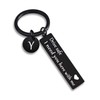 VICKHU drive safe keychain for boyfriend,26-letter keychain,gifts for boyfriend on