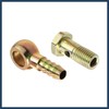 INFINAUTO 1 Set M12x1.5 Banjo Bolt Hose Barb Fitting with
