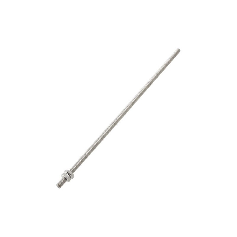 uxcell 320mm x M8 Stainless Steel Thread Bar Stock Rod