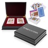 Trendcool Poker Cards, Poker Deck, Board Game with Wooden Box,