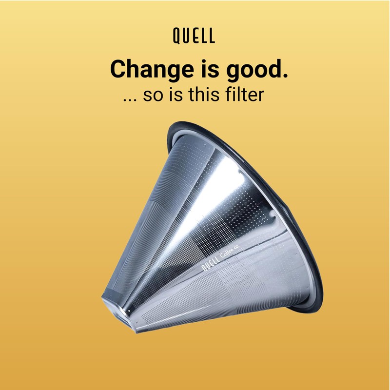 Quell Reusable #4 Coffee Filter Designed for Breville Precision Pro
