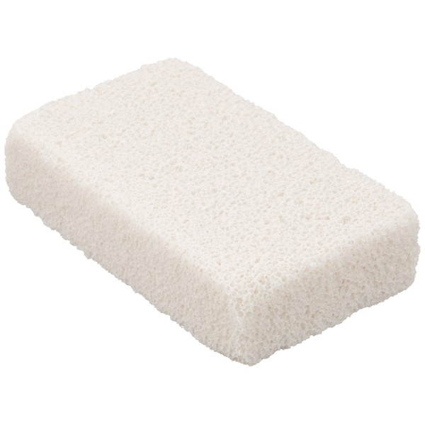 OHE Pumice Stone, White, Approx. Height 3.3 x Width 1.0 x 6.7 inches (8.5 x 2.5 x 17 cm), Basmate, Exfoliating Skin, Neat Made in Japan