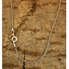 Kiss of Leather Black and silver chain made of 925