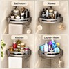 Aluminum Shower Caddy for Bathroom Storage – No-Drill Wall-Mounted Organizer
