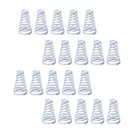Cilky 20pcs 304 Stainless Steel Taper Spring, Conical Cone Compression Spring, Tower Pressure Spring Wire Dia 0.3-0.8mm Height5~30mm ( Size : 0.3x2.5-4.5x5mm )