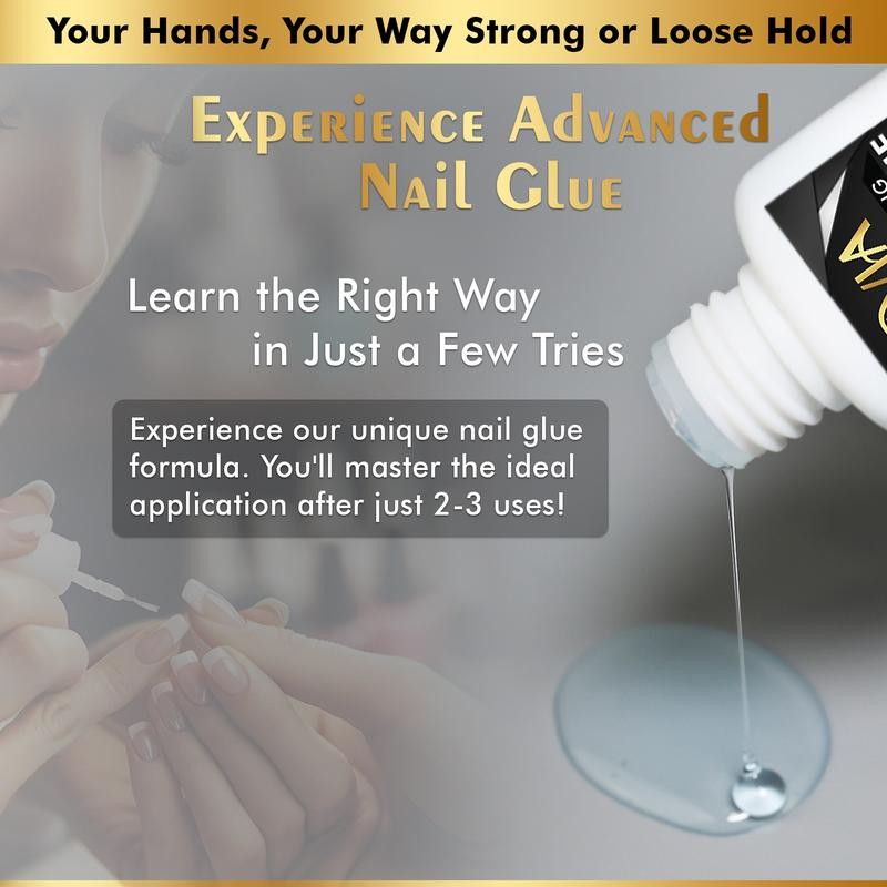 2nd Generation Super Strong Nail Glue - Salon Quality, Extra