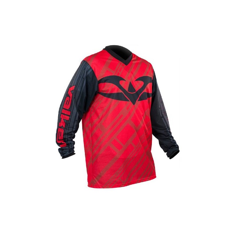 Valken Fate II Paintball Jersey - Black/Red - XSmall