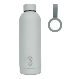 Water Bottle 17 Oz Stainless Steel Double Wall & Vacuum Insulated Sports Water Bottle Keep Cold for Upto 15 Hours and Hot for Upto 12 Hours | Pack of 1 (Gray)