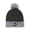 Puma 024810 WRMLBL RemovAble Pom Men's Golf Beanie, PUMA Black/Slate