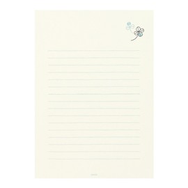 ミドリ 便箋 しあわせ クローバー柄 20463006