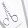 Tweezerman Long Lasting Sharp Cuticle Scissors, Nickle Plated