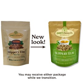 Palm Beach Medicinal Herbs - Slippery Elm Tea - Pure Herbal Tea Series, 30ct