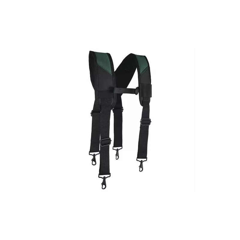 Masterforce 18 Pocket Pro Carpenters Tool Belt Adjustable Suspenders 2