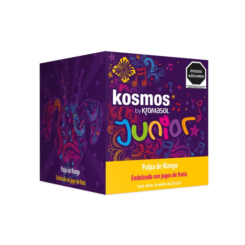kosmos JR By Komasol, Pulpa de mango- zanahoria con Vitaminas,
