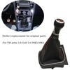 Letgoing Car Manual Gear Shift Knob with Gaiter Boot Kit