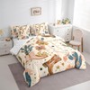 Manfei 7pcs Cowgirl Comforter Set Full Size, Country Western Cowboy