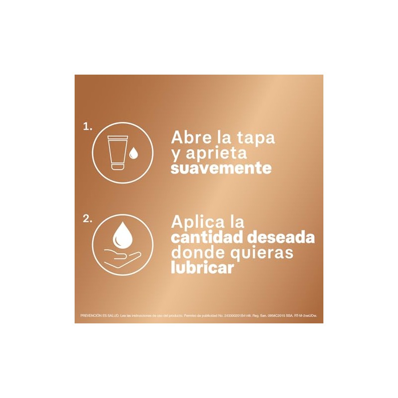 Sico® Piel con Piel Lubricante Intimo base Silicona de 50