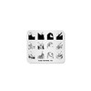 KADS Nail Stamp Nail Stamping Plate Natural Series Nail Stencil Nail Art Tool (NA011) / KADS 네일 스탬프 네일 스탬핑 플레이트 내추럴 계열 네일 스텐실 네일 아트 도구 (NA011)