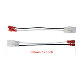 4 Pack 72-6514 Car Speaker Wiring Harness Adapter Plug Compatible with Jeep Cherokee Ram Wrangler Chrysler 200 300C Speakers for Dodge Grand Caravan Durango Charger Front Rear Door Wire Connector