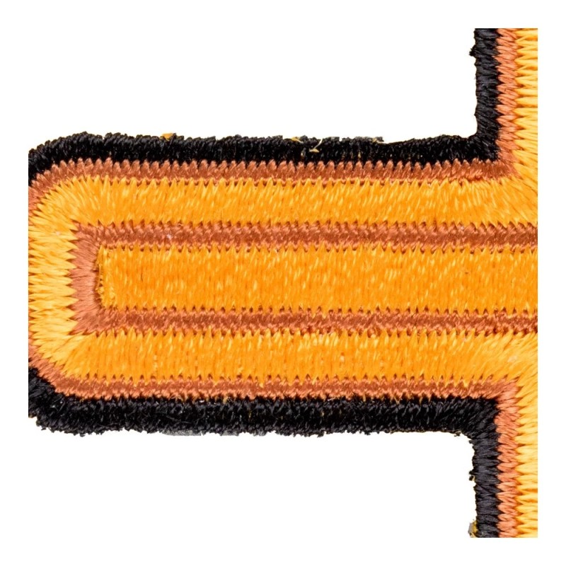 PatchStop - World's Largest Patch Store Gold Wooden Cross Patch,