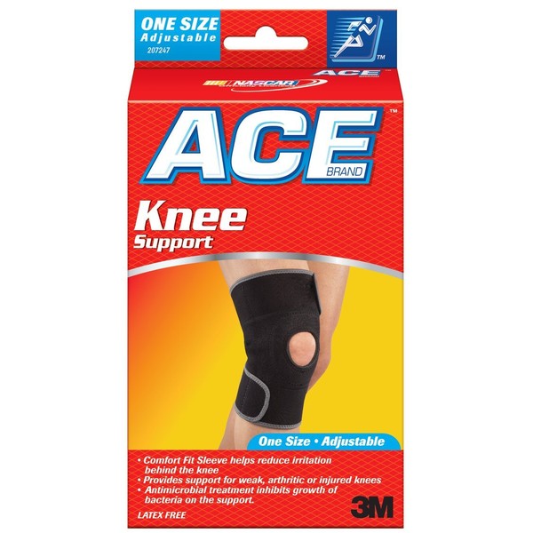 ACE Neoprene Open Knee Brace, One Size Fits All