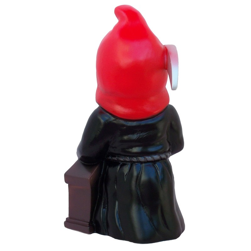 RAKSO Grim Reaper Gnome, 13", Large UV Resistant Lawn Ornament