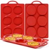 CAKETIME Muffin Top Pan Non Stick, 4 Inch Metal Frame