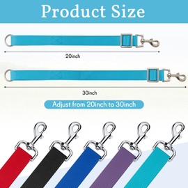 5 Pieces Adjustable Bucket Strap Nylon Horse Trailer Ties Horse Bucket Hanging Straps for Horse Stalls, Hay Nets, Water Buckets, Horse Outdoor Feeders()