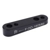 Flat Mount Disc Brake Adapter, 140mm/160mm Front/Rear Bicycle Flat Caliper