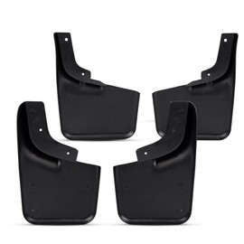 G-PLUS Front Rear Molded Mud Flaps Splash Guards Compatible with Ford F150 2004-2014 Wheel Fender Mudguards W/Factory Wheel Lip Moldings 6L3Z-16A550-BA