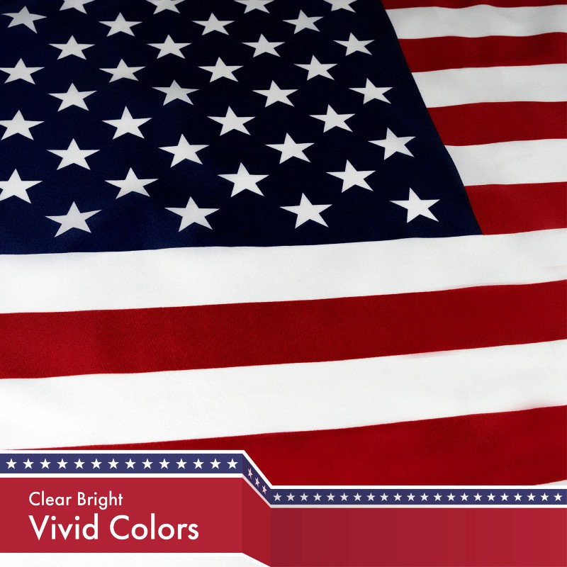 G128 Combo Pack: American USA Flag 3x5 Ft & POW