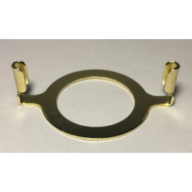 Lamp New Brass Plated Harp Base For GU-24 And Nord Sockets, 1 9/16" I.D., #HB773