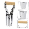 Mipcase 1pc Stainless Steel Garden Transplanting Tool with Ergonomic Wooden