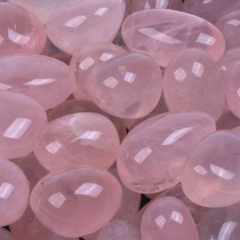 100 Grams Rose Quartz Crystal Tumbled Polished Natural Crystal Healing Pocket Stones Rock Collection