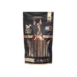 Woof Nific Collagen Sticks for Dogs, – Premium All-Natural, Odor-Free, High-Protein Chews, Supports Skin, Coat & Joint Health – Perfect for Medium & Large Dogs (6 Inch – 10 Pack)