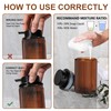 KASUNTING Amber Glass Foaming Soap Dispenser, Ribbed Foam Hand Soap
