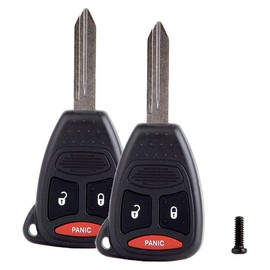 SCITOO 2 X Remote Head Key for Dodge for Dakota for Ram 1500 for Jeep for Grand Cherokee for Patriot for Wrangler 2004-2013 OHT692713AA OHT692427AA OHT692714A KOBDT04AB 05183683AAB 05183683ABB