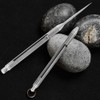 Portable Titanium Alloy Telescopic Toothpick Case Holder for Camping Hiking