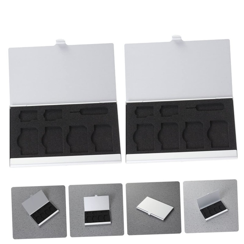 BIUDECO Sim Card Holder Case Shockproof Drop Resistant Sim Cards