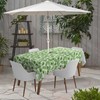 Vargottam Indoor/Outdoor Tablecloth 58x82 Inch RectangleTablecloth with Umbrella Hole and