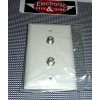 QUEST Dual Coax F-Connector Wall Plate VWP-2102 by Quest, White
