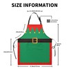 Dacawin Christmas Elf Apron Xmas Santa Elf Aprons with Pocket