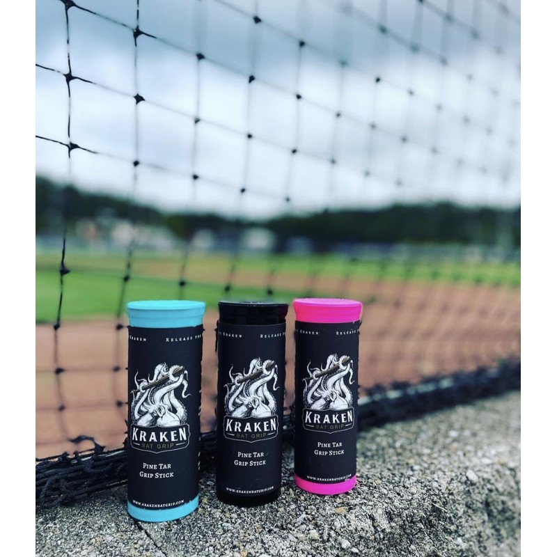 Kraken Bat Grip Batting Pine Tar Grip Stick Enhancer for