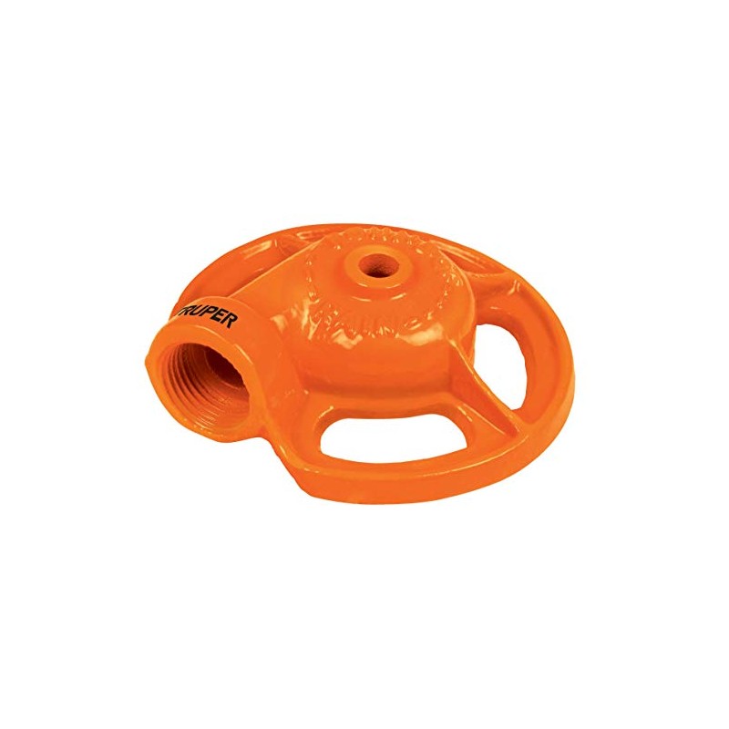 Truper SAPO-1, Aspersor metálico, tipo sapo, de chorro fino