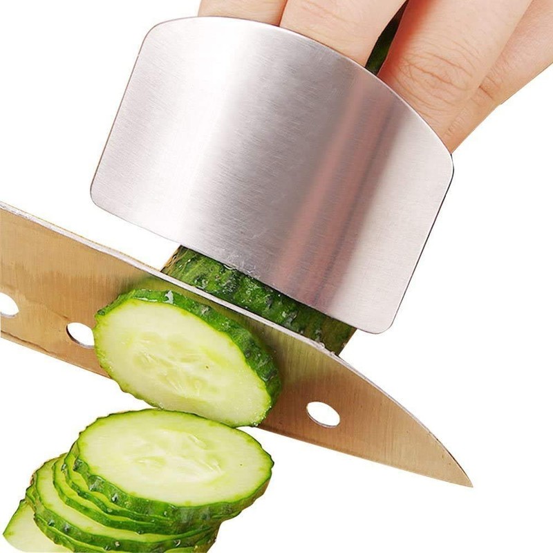 GEMOX Stainless Steel Finger Guard for Slicing - Cutting Protector