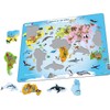 Larsen A34 Animals of the World Spanish Edition Frame Puzzle